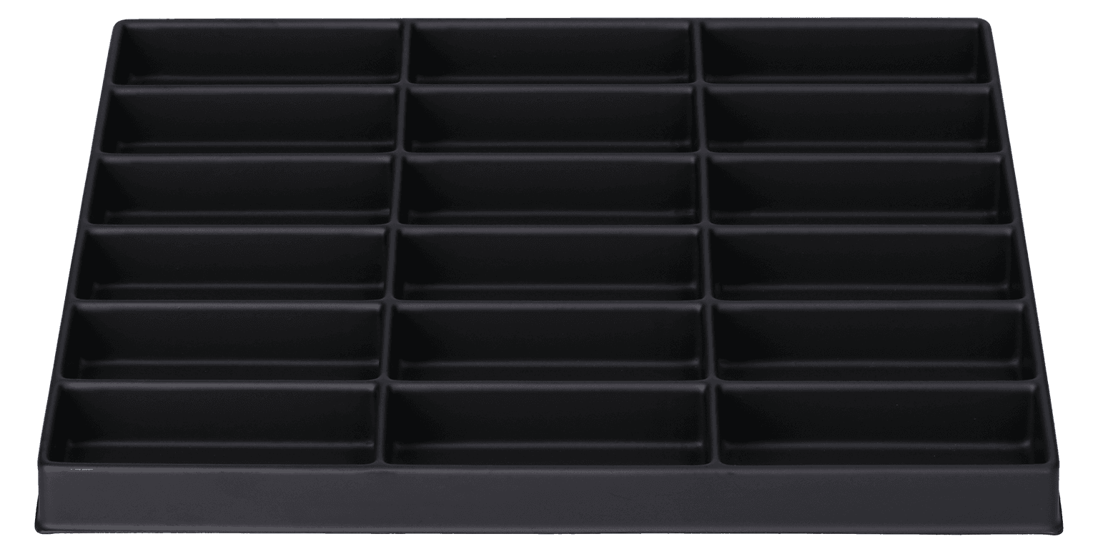 ESD Tray 18 Nester eckig