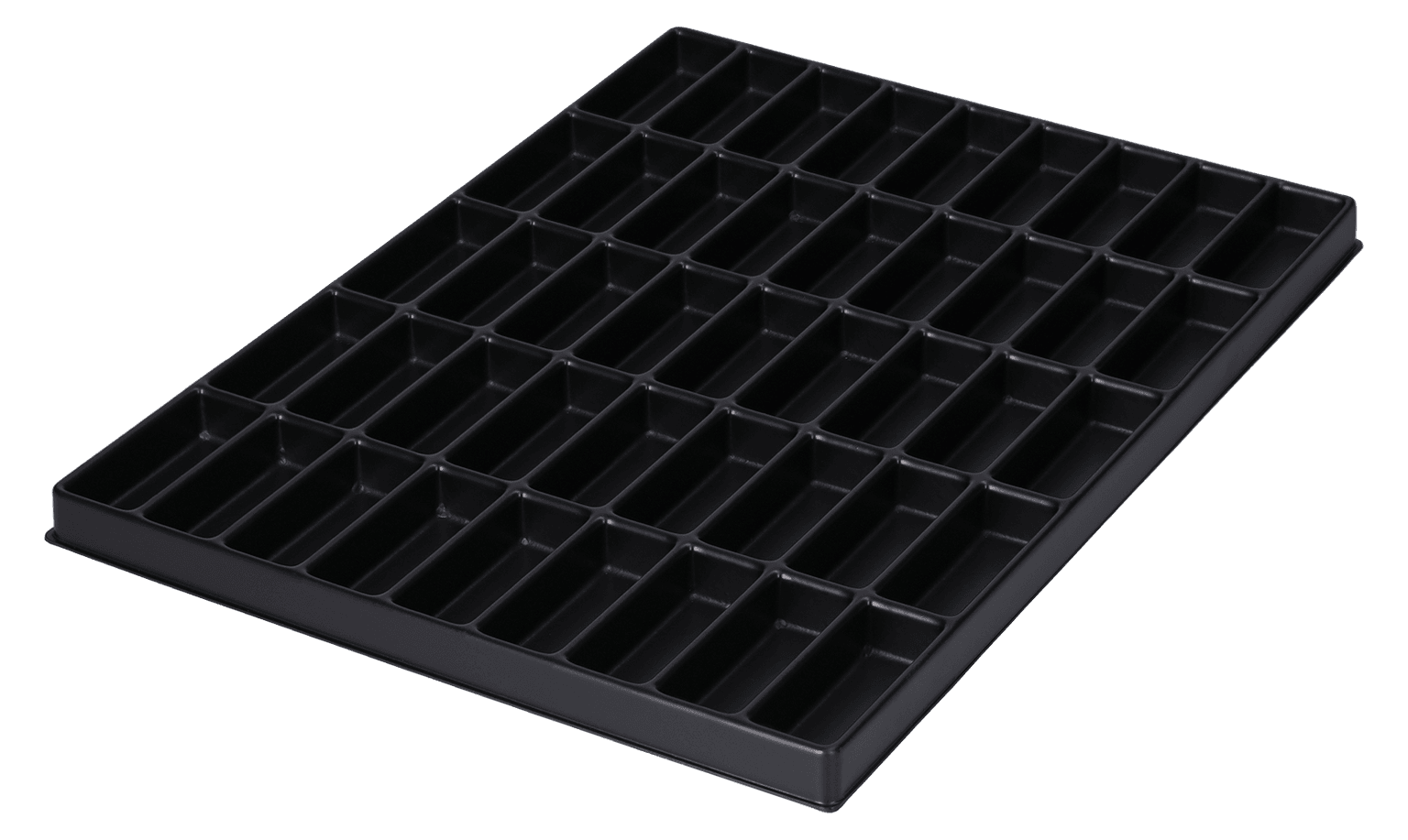 ESD-Inlay schwarz 45 Nester rechteckig