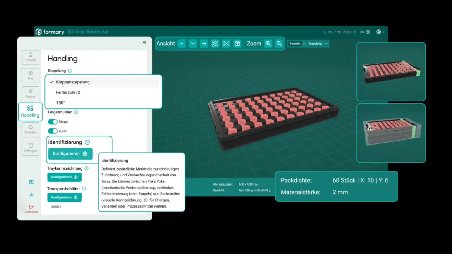 3D Tray Generator Mockup_Feature Fokus