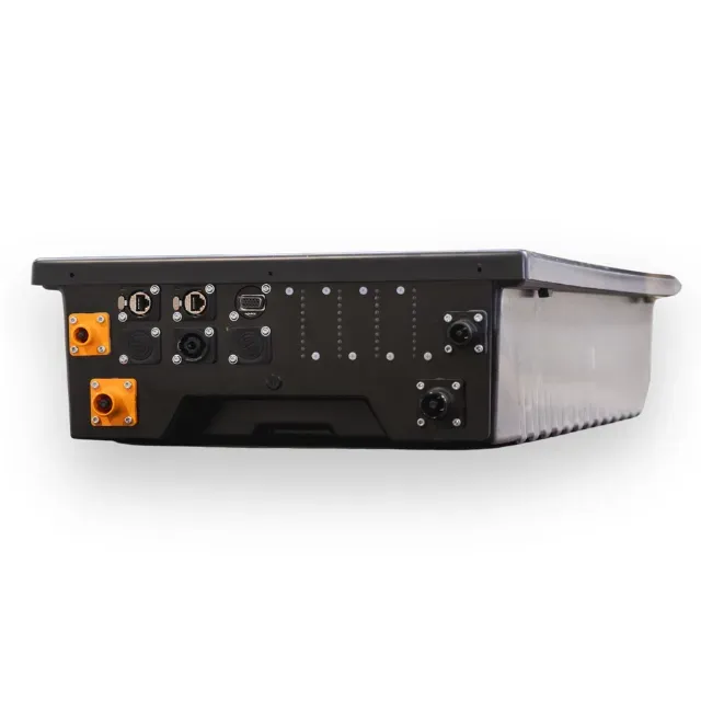 Batteriegehäuse aus Kunststoff frontal
