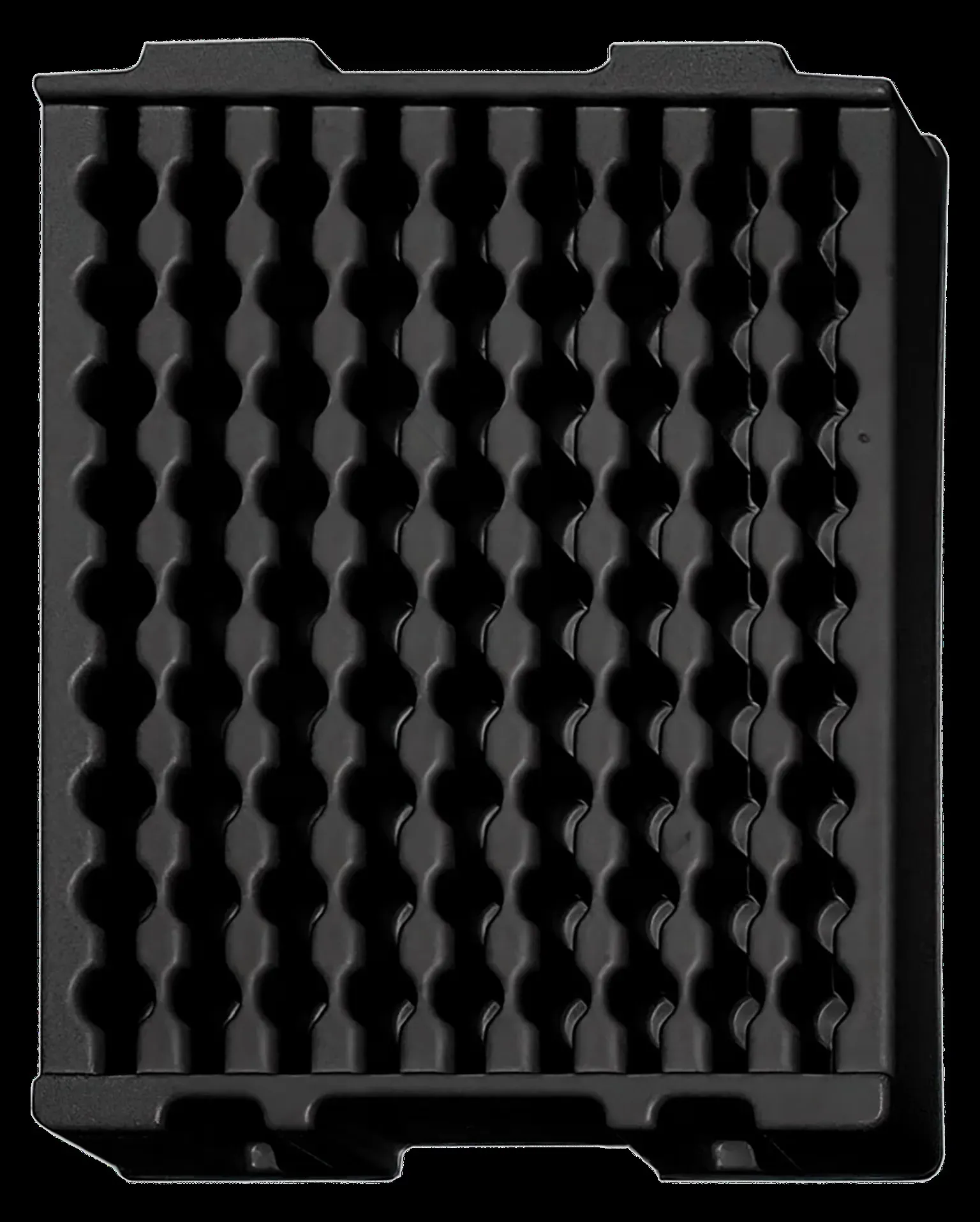 ESD-Inlay schwarz, 81 runde Nester