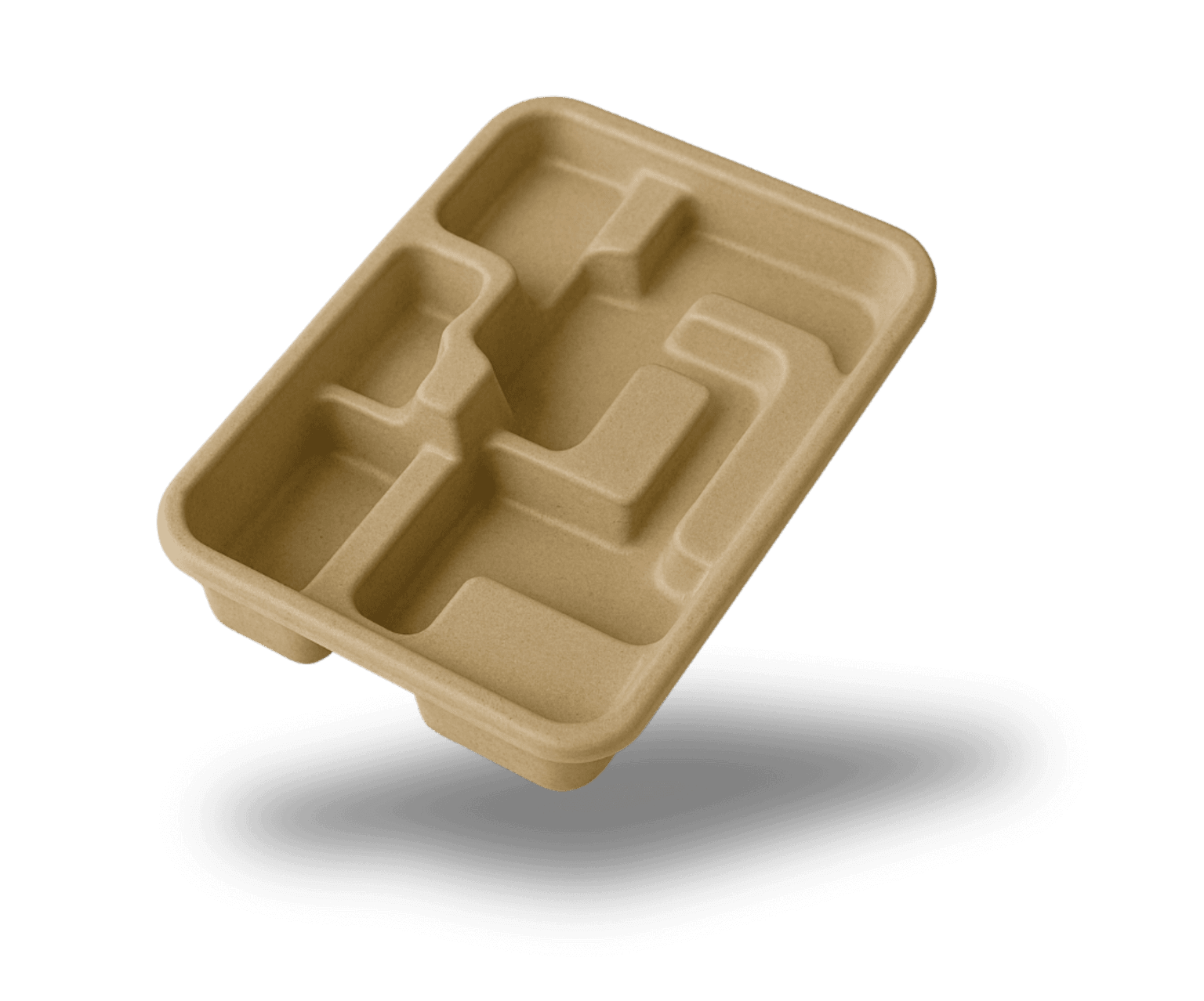 Faserform Inlay mit unterschiedlichen Nesterformen