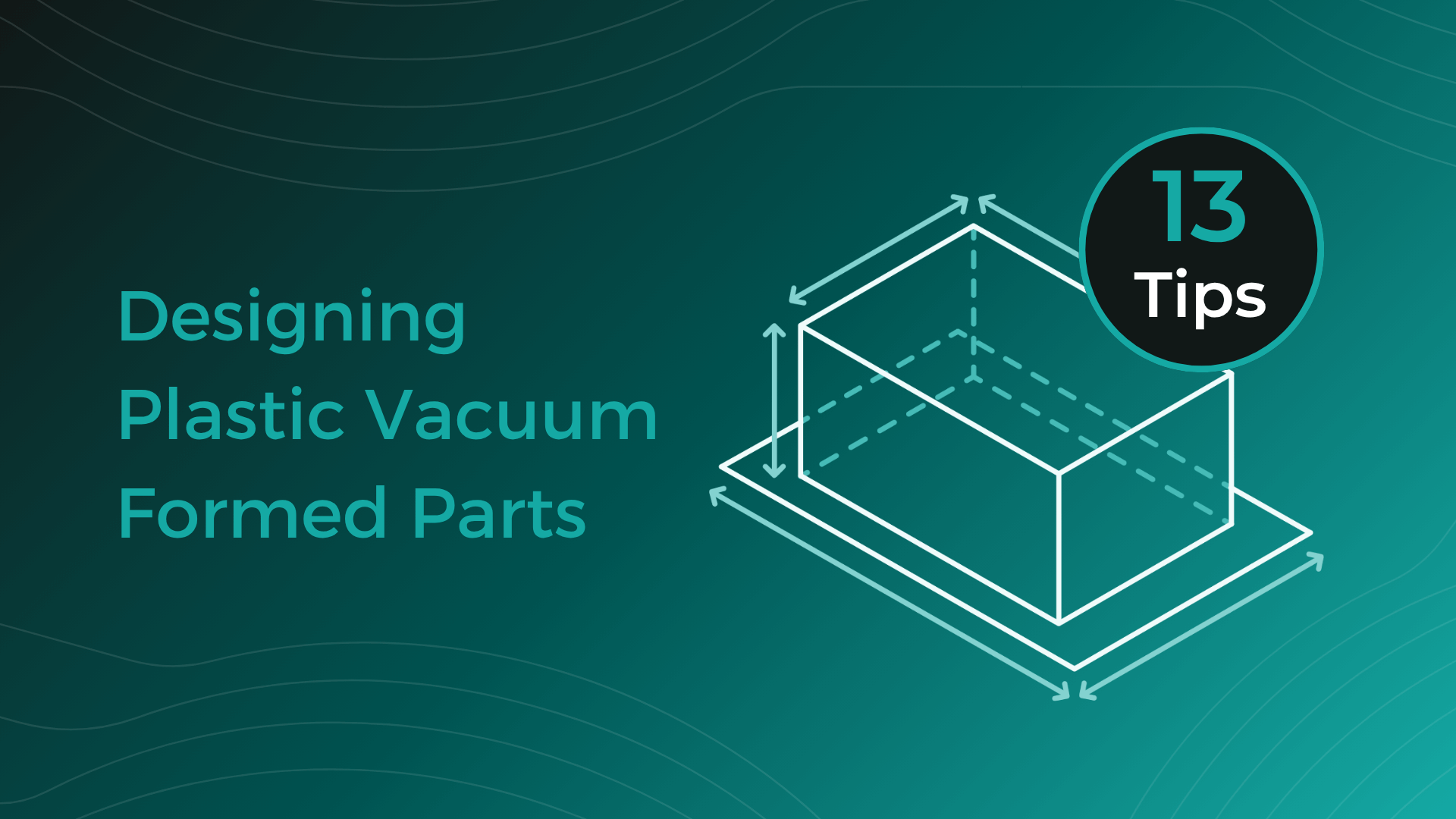 Kunststoff Tiefziehteile konstruieren_Banner