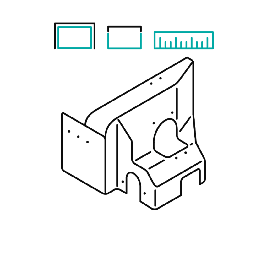Passgenaue Schutzabdeckung aus Kunststoff für CNC-Drehteile