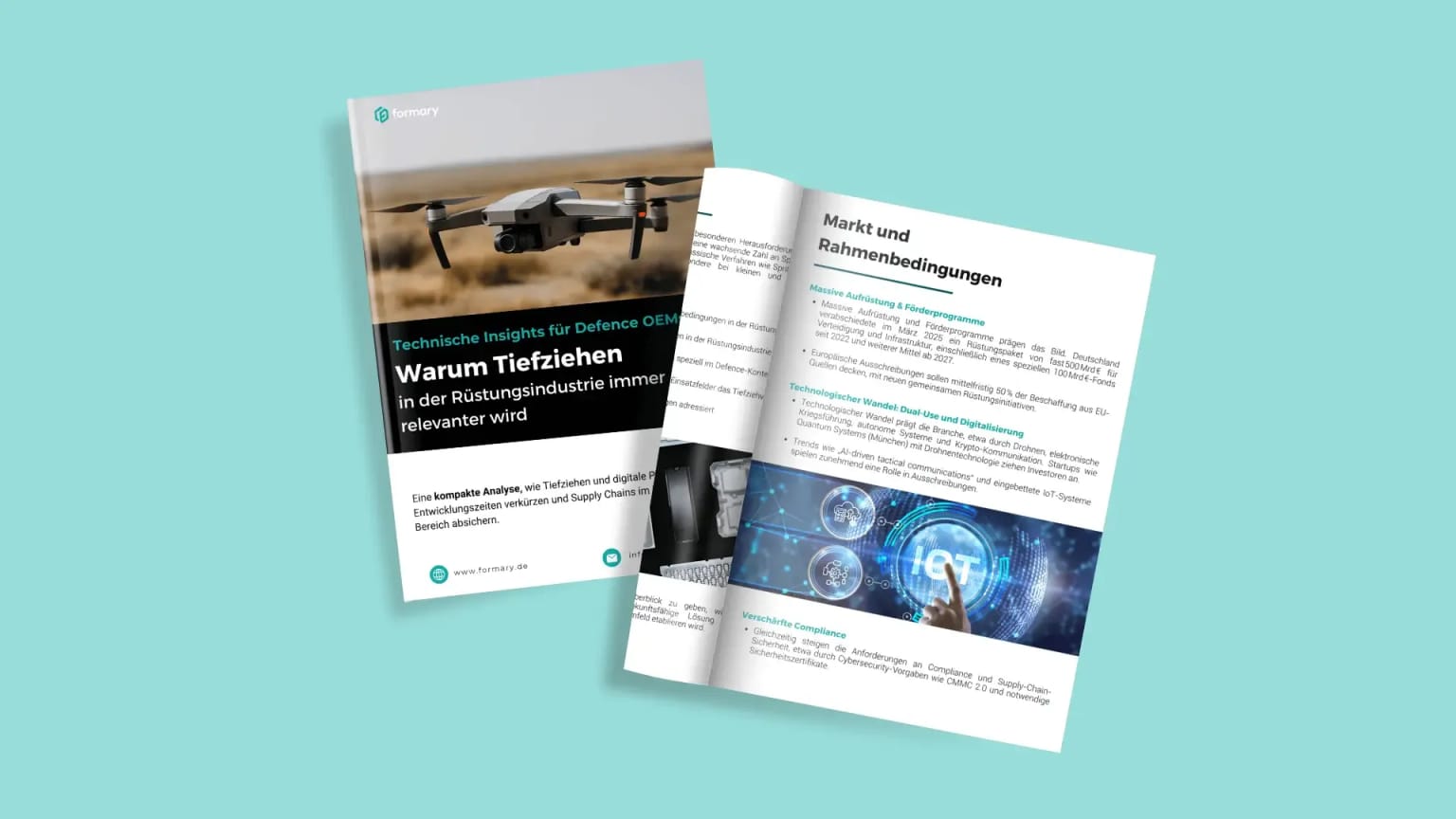 Relevanz von Kunststoff Tiefziehteilen in der Rüstungsindustrie Whitepaper Mockup