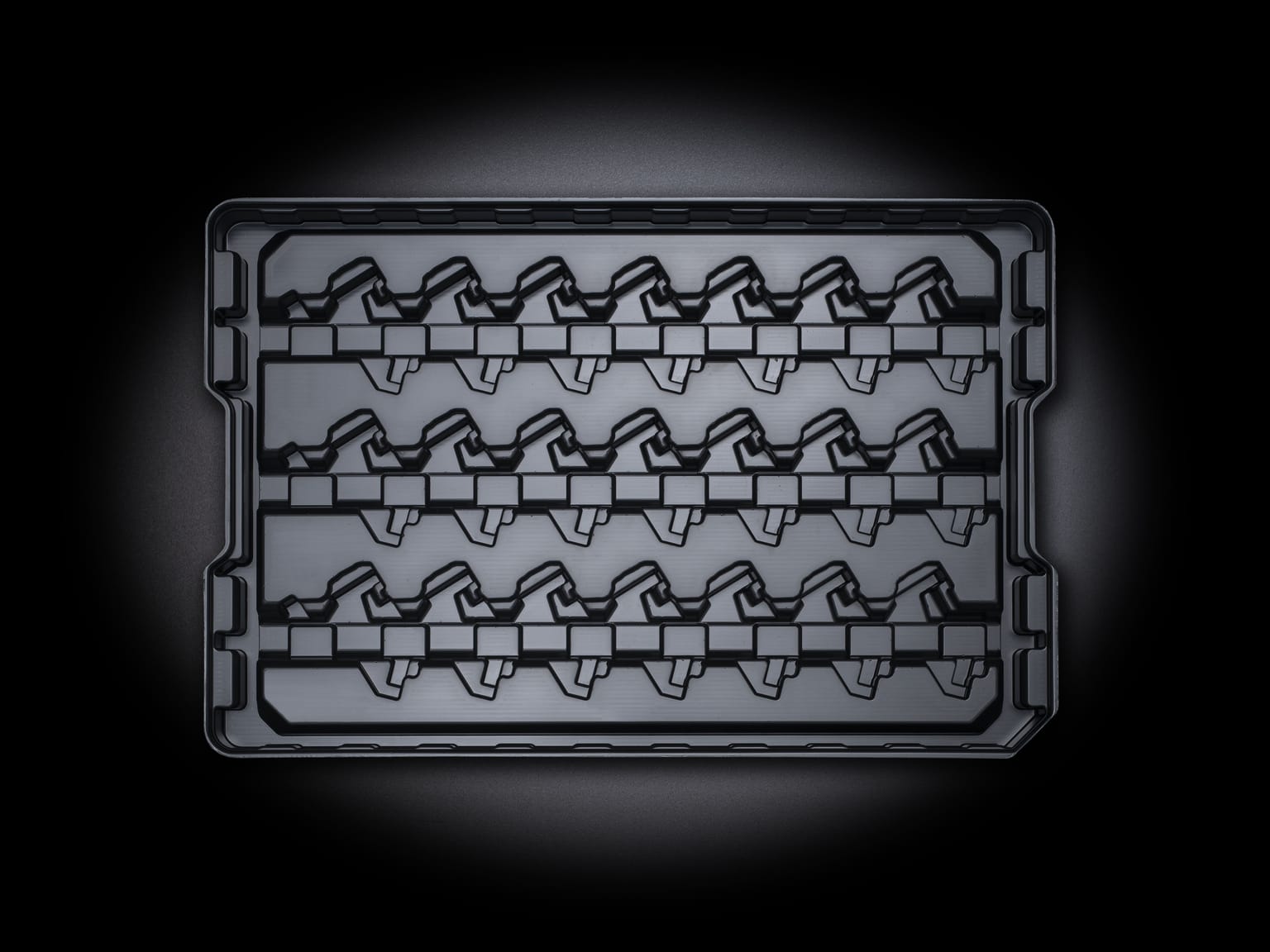 Tiefziehtray in schwarz