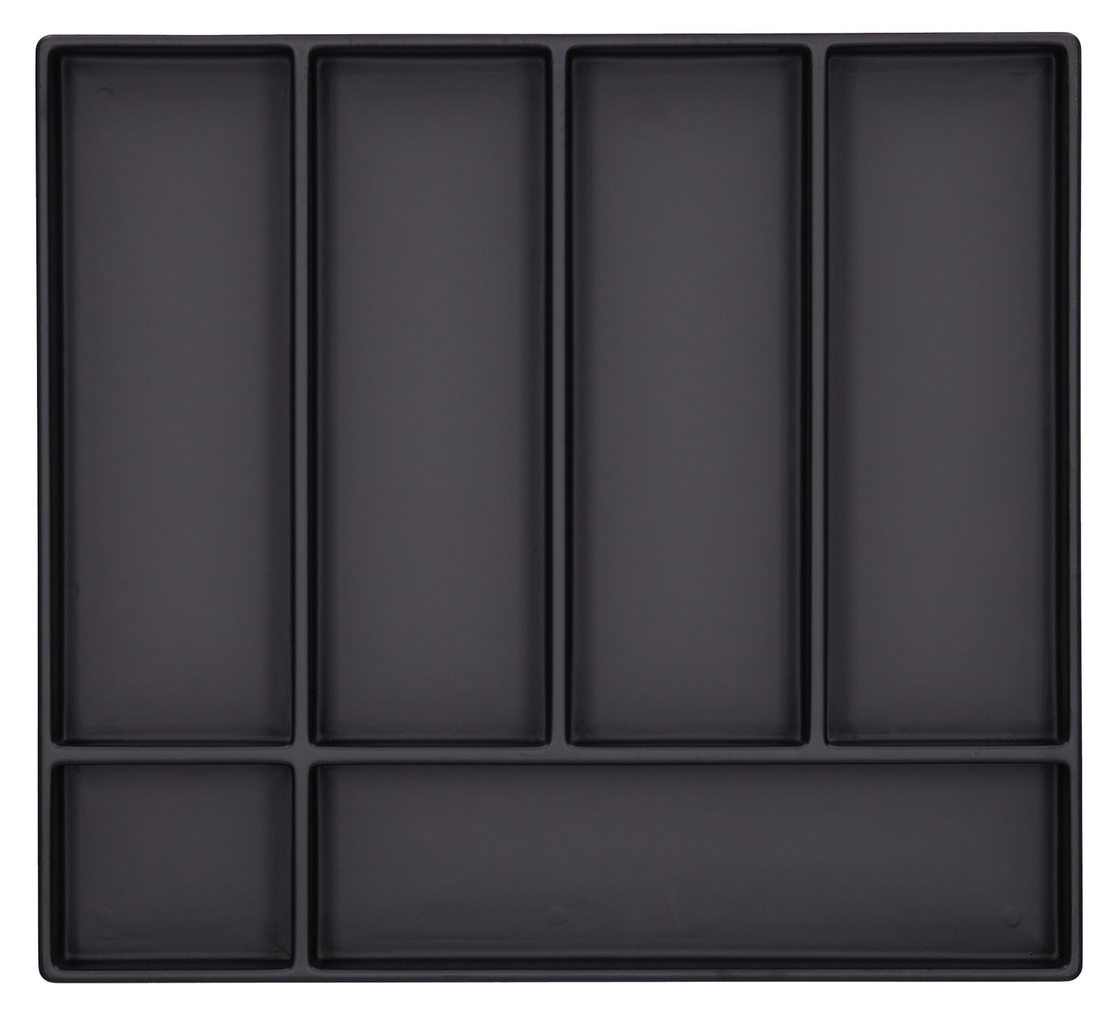 ESD-Tiefzieheinlage schwarz, 6 Kavitäten, versch. Größen, PS